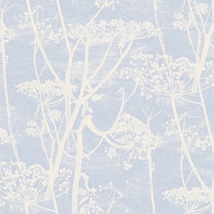 Cole & Son Cow Parsley White-Sky Blue 66-7050