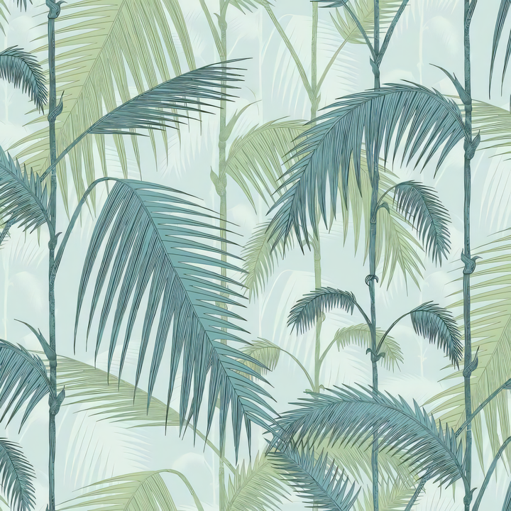 Cole & Son Palm Jungle Seafoam 112-1001