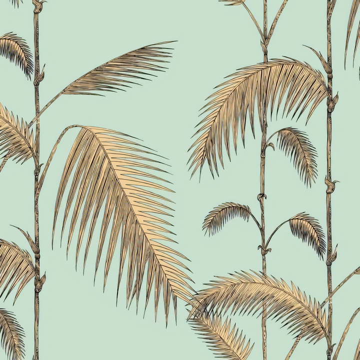 Cole & Son Palm Leaves Mint-Sand 112-2006