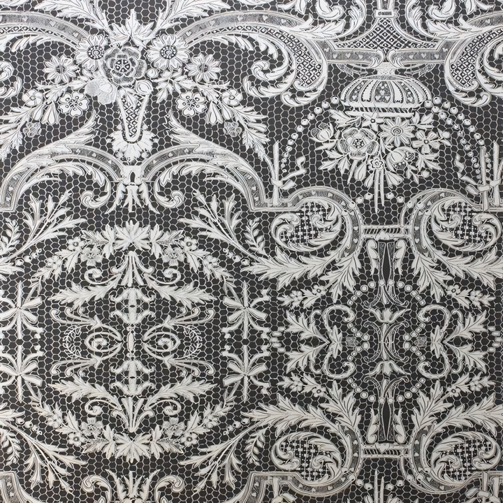 Matthew Williamson Orangery Lace Black-Metallic Silver W7142-02