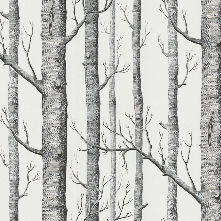 Cole & Son Woods Soot-Snow 69-12147