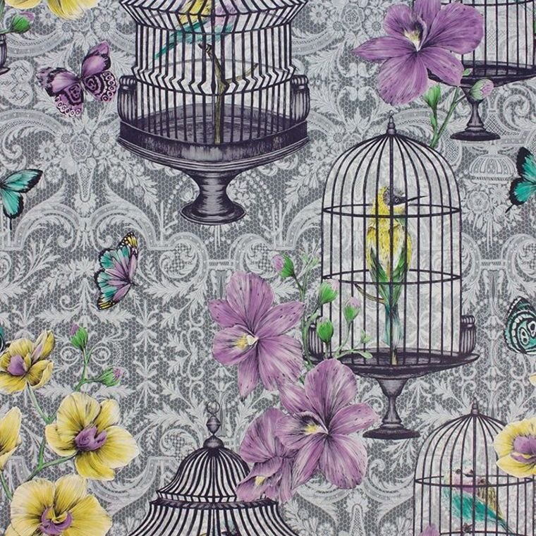 Matthew Williamson Orangery Dove-Amethyst-Lemon W7141-02