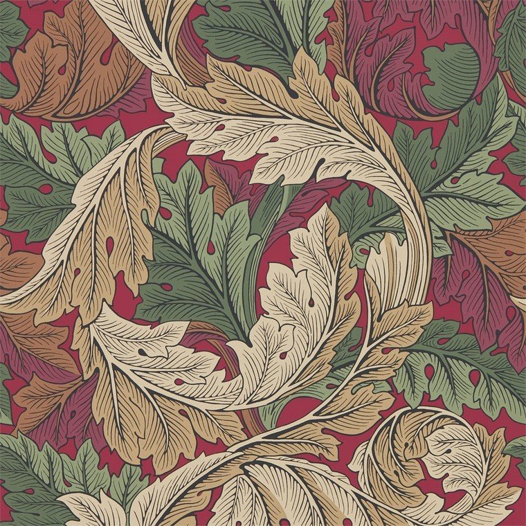 Morris & Co Acanthus Madder-Thyme 216439