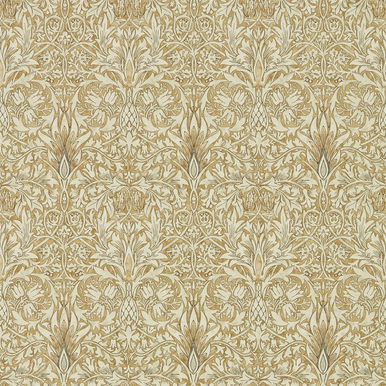 Morris & Co Snakeshead Gold-Linen 216429
