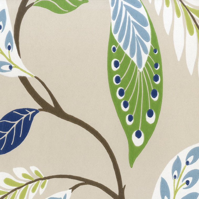 Nina Campbell Fontibre Blue-Green NCW4207-03