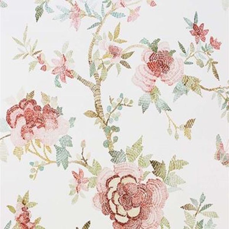 Nina Campbell Perdana Coral-Aqua-Multi NCW4276-02