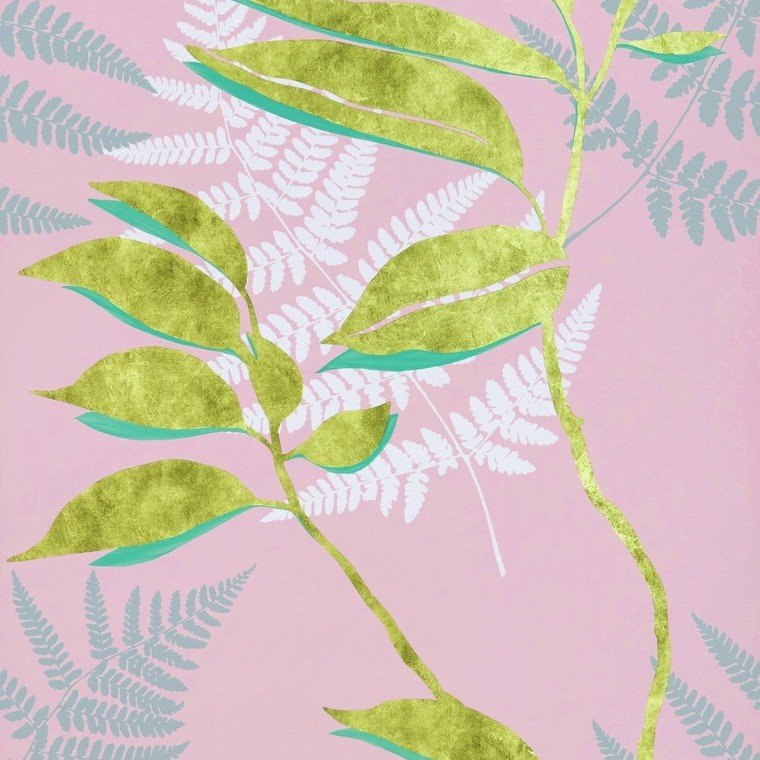 Osborne & Little Feuille D Or Blush-Gold W7331-01