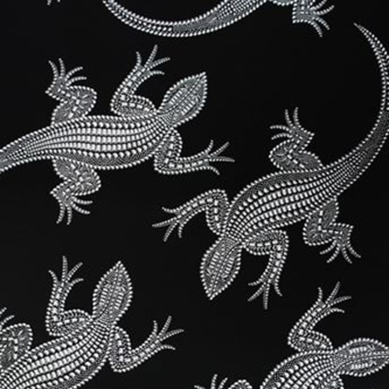 Osborne & Little Komodo Black-Silver W6300-02