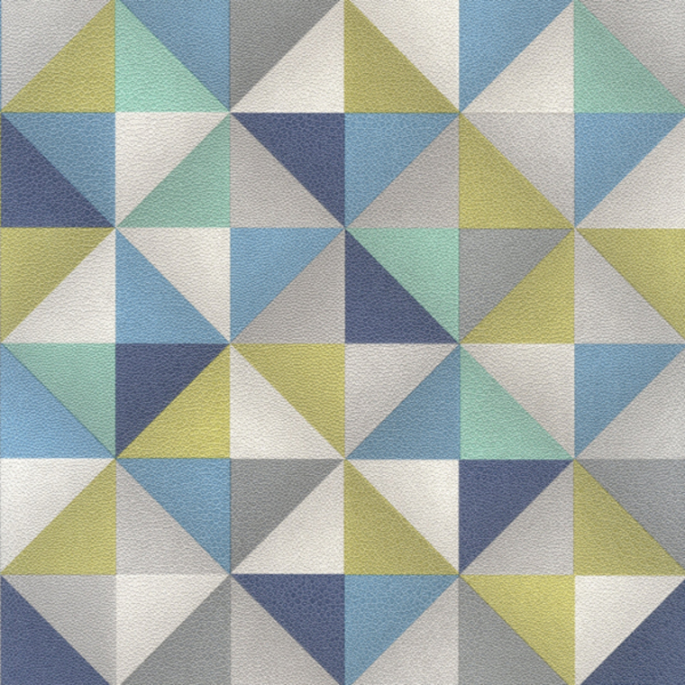 Osborne & Little Zirconia Peacock-Lime-Navy-Neutrals W6760-05