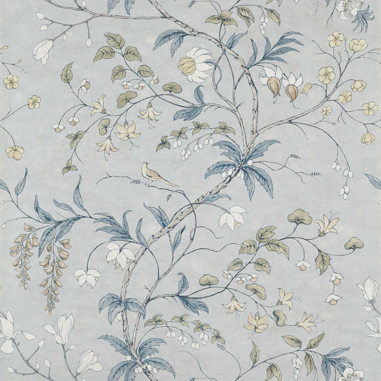 Zoffany Chambalon Trail Mercury-Platinum Grey 312851