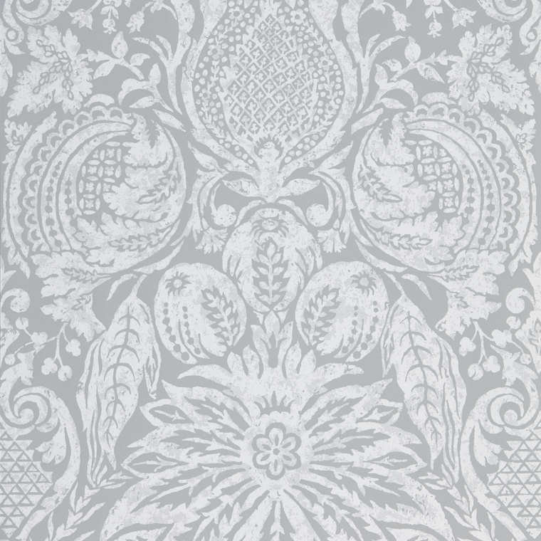 Zoffany Mitford Damask Empire Grey 312864