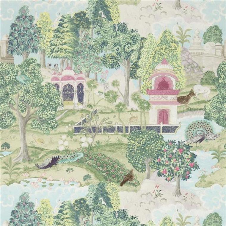 Zoffany Peacock Garden Moss-Pink ZJAI311748