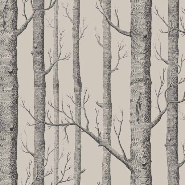 Cole & Son Woods Linen-Charcoal 112-3009