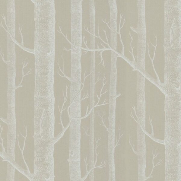 Cole & Son Woods Taupe-White 69-12149 - Wallpaper Delivered